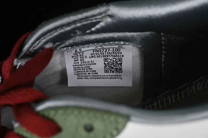 All categories Air Jordan Jordan series basketball shoes Air Jordan 1 Low G version pure original Air Jordan 1 Low CNY "Year of the Drago" AJ1 Joe 1 Year of the Dragon Limited Qinglong low-top cultural casual sneakers FN3727-100